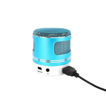 Портативная Bluetooth колонка MP3 FM Blue (9100)