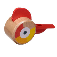 Свисток красный - Обучающие деревянные игрушки