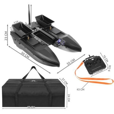 Радиоуправляемый катер для рыбалки XXL 500m