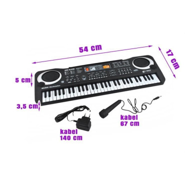 Электронная музыкальная клавиатура - 61 клавиша (4687)