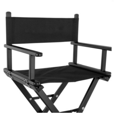 Vizāžista krēsls Aluminum Glamour Black Vizāžista krēsls Aluminum Glamour Black