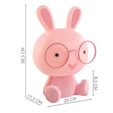 Ночник для детей Розовый кролик (8595)