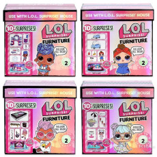 L.O.L. Surprise Furniture with Doll Series 2 Assortment 1x4 Pcs