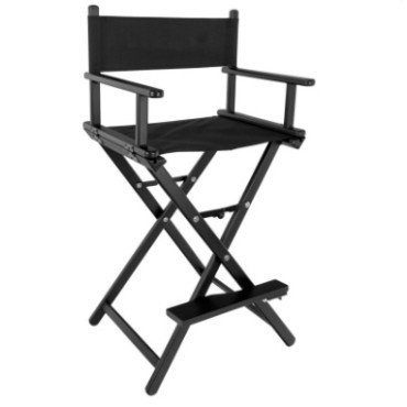 Vizāžista krēsls Aluminum Glamour Black Vizāžista krēsls Aluminum Glamour Black