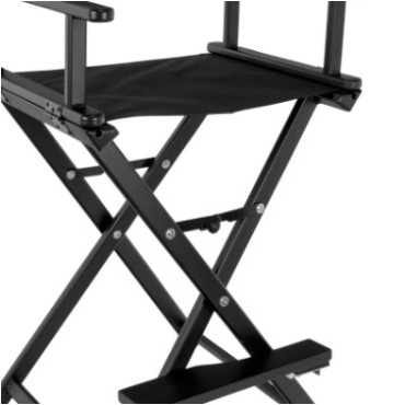Vizāžista krēsls Aluminum Glamour Black Vizāžista krēsls Aluminum Glamour Black