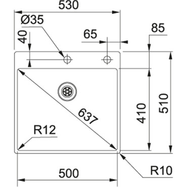 Franke BXX 210-50 A (127.0375.342)