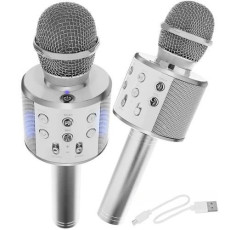 Mikrofons Karaoke Silver (8997)