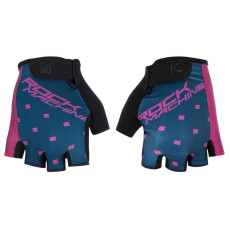 Вело перчатки Rock Machine Race SF, фиолетовые/синие, M