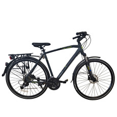 Туристический велосипед Bisan 28 TRX8500 (PR10010436) серый/желтый (22)