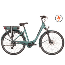 Электрический велосипед Rock Machine 28 Cityride e100SD (I) зеленый матовый (L)