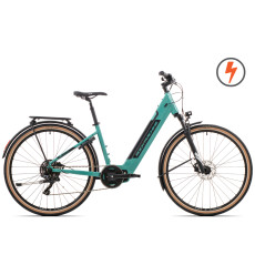 Электрический велосипед Rock Machine 29 Crossride INT e425 зеленый (L)