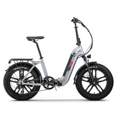 Электрический велосипед RKS 20 RV10 серебристый