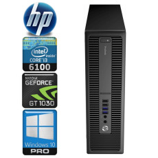 HP 600 G2 SFF i3-6100 16GB 128SSD+1TB GT1030 2GB WIN10Pro