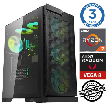 INTOP Ryzen 7 5700G 8GB 1TB SSD M.2 NVME+2TB Radeon RX Vega 8 no-OS