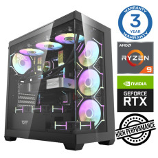 INTOP Ryzen 9 5900X 16GB 1TB SSD M.2 NVME RTX4060Ti 8GB no-OS