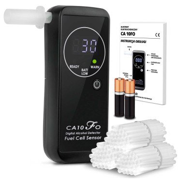Алкотестер электрохимический CA-10FO + мундштуки
