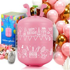 Баллон с гелием 0,20 м3 с шарами и лентой Ricokids