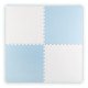 Большой пенопластовый пазл-коврик Ricokids 60x60 см, 4 шт., сине-белый