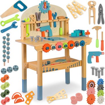 Деревянная мастерская с инструментами RK-876 Ricokids