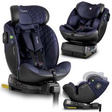 Автокресло Nukido Aero Line чёрно-гранатовое 0-36 кг ISOFIX