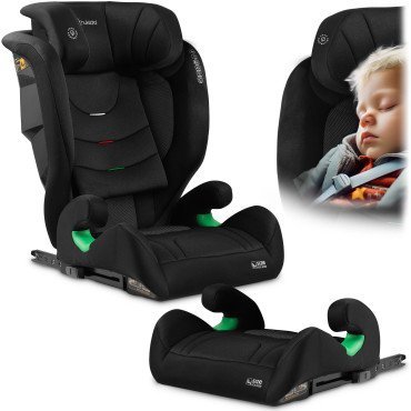 Автокресло Nukido Louis Soft чёрное 15–36 кг ISOFIX