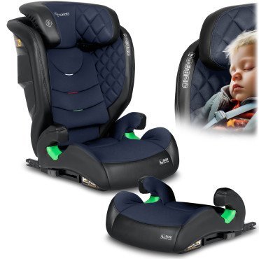 Автокресло Nukido Louis, чёрно‑тёмно‑синий, 15–36 кг ISOFIX