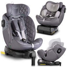 Автокресло Nukido Prestige Line серое 0-36 кг ISOFIX