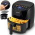 Airfryer Berdsen BD-658, 4 l, 1500 W, melns