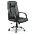 Кожаное офисное кресло Sofotel EG-221 — чёрное