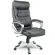 Кожаное офисное кресло Sofotel EG-226 — чёрное