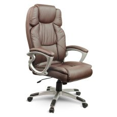 Кожаное офисное кресло Sofotel EG-227 — коричневое