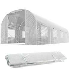 Плёнка для туннельной теплицы 3x4,5 м (13,5 м²) белая Plonos