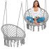 Подвесное садовое кресло-кокон BOHO серое