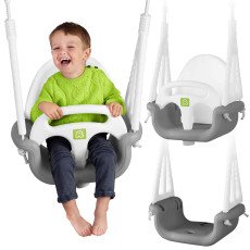 Кокон‑качели 3 в 1 Ricokids серо‑белые