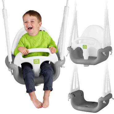Кокон‑качели 3 в 1 Ricokids серо‑белые