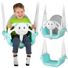 Кокон‑качели «Мишка» 3 в 1 Ricokids бирюзовые