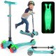 Трёхколёсный балансировочный самокат Ricokids Glow — бирюзовый