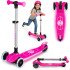 Трёхколёсный балансировочный самокат Ricokids Jelly — розовый