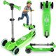 Трёхколёсный балансировочный самокат Ricokids Jelly — зелёный