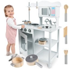 Деревянная детская кухня 60 x 30 x 85 см