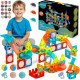 Эдукативные магнитные конструкторные кубики с подсветкой RK-763 Ricokids 110 шт