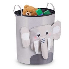 Корзина для игрушек Nukido — серый слоник
