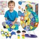 Магнитные кубики с каруселью RK-769 Ricokids