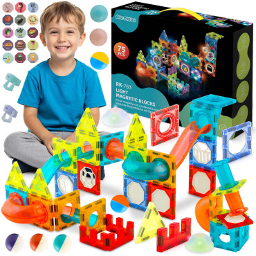 Магнитные кубики с подсветкой RK-763 Ricokids