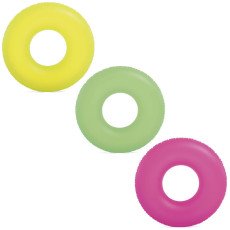 Плавательное кольцо Neon INTEX Ø91 см, зелёный (59262)