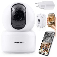 IP-камера поворотная 3MP видеоняня Berdsen BD-940 белая
