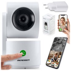 IP-камера поворотная 3MP видеоняня Berdsen BD-942 белая