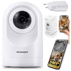IP-камера поворотная 5MP видеоняня Berdsen BD-941 белая