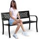 Садовая скамья с спинкой 125 x 77 x 49 см Sofotel Clover