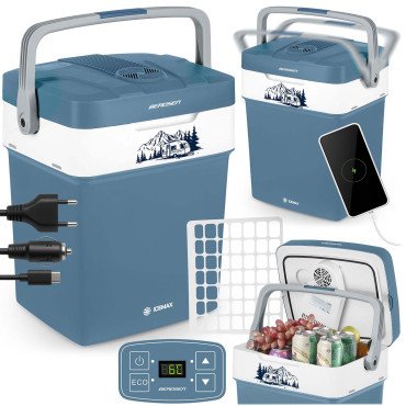 Туристический холодильник Berdsen Icemax 29 л, режим ECO — синий